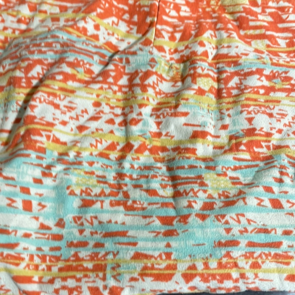 Soft, multi color, gently worn